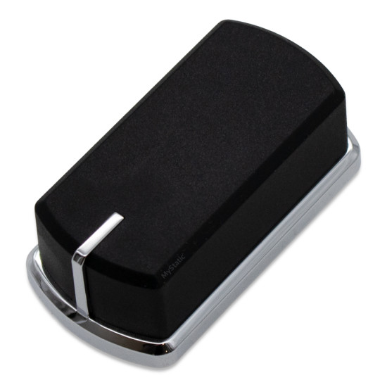 Belling Oven Hob Grill Control Knob - Black / Chrome - 083240900