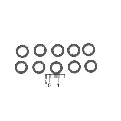 Morco 3/8" BSP Black Nylon Washer (10 Pack) - FW0547