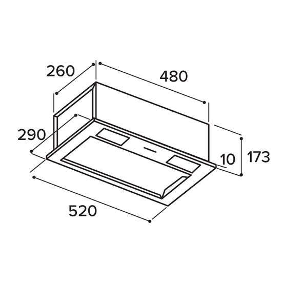 Matrix 60cm Stainless Steel Canopy Extractor - MXIN60SS