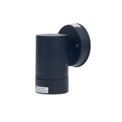 Outdoor Wall Light Black IP44 