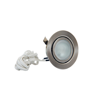 Recessed Cabinet Matt Chrome Light 70mm