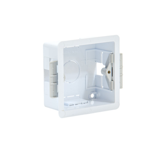 Single Cavity Back Box 35mm White 