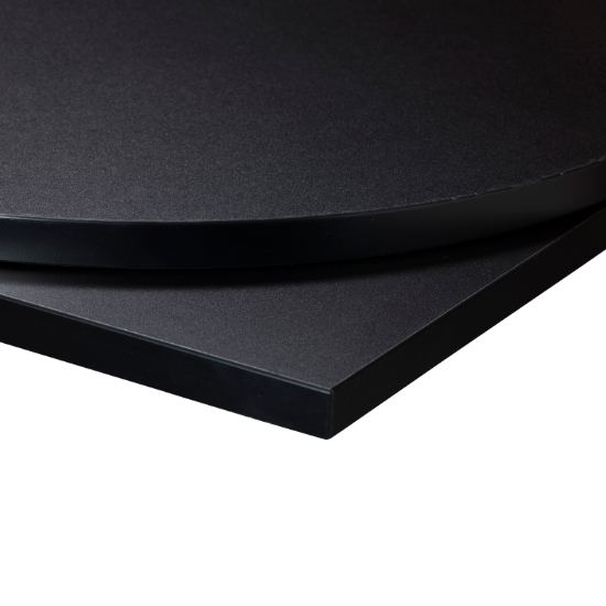 Tabilo Tuff Top Round Table Top Black 800mm