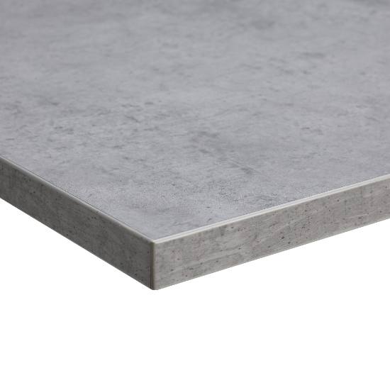 Tabilo Tuff Top Square Table Top Light Grey Chicago Concrete 800mm x 800mm