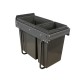 Pull Out Waste Bins 10L & 20L Floor Mounted for Hinged Door