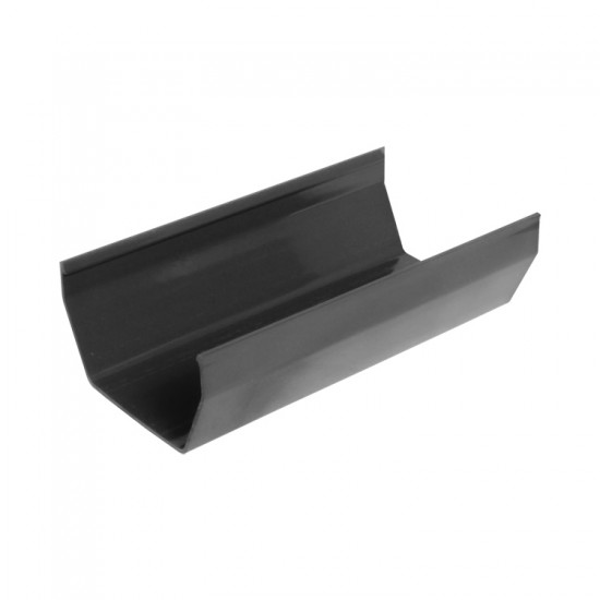 Square Line Gutter Channel Anthracite 2M