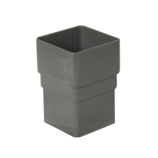 Square Line Gutter Downpipe Connector Anthracite