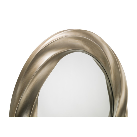 Andante Round Silver Wall Mirror 770mm