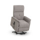 Ava Rise & Recline Motorised Chair Taupe Chenille Fabric