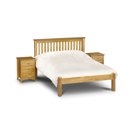 Barcelona Pine Bed 150cm King Size with Low Foot End
