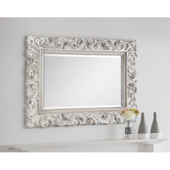 Baroque Distressed Wall Mirror 820 x 1130mm