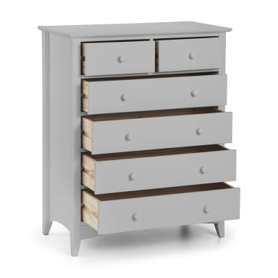 Cameo 4+2 Drawer Chest Unit Dove Grey