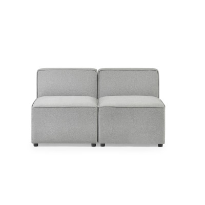 Single Seat Module for Lago Combination Sofa - Grey Linen