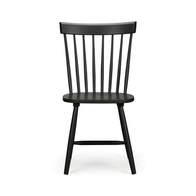 Torino Black Chair Retro Style Tapered Legs