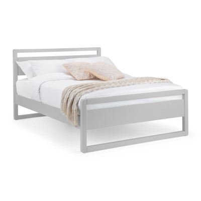 Venice Double Bed with Dove Grey Lacquered Finish 135cm