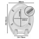 Sapphire White Toilet Seat