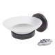 Malmo Soap Dish Black