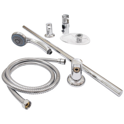 Riser Rail Shower Kit Chrome