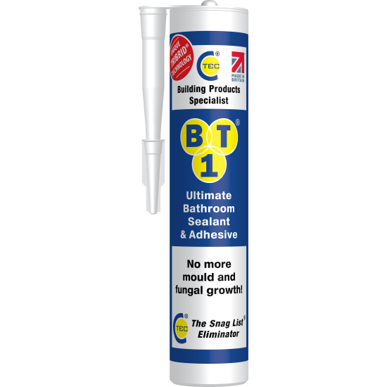 BT-1 Bathroom Sealant & Adhesive - White 290ml