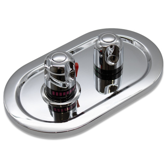 Concealed Thermostatic Shower Valve - Chrome