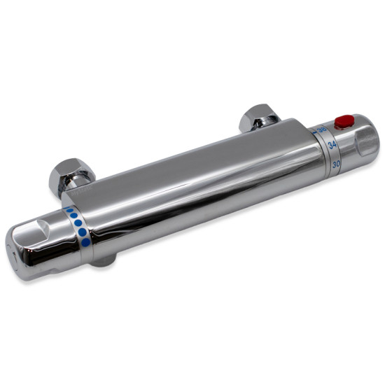 Thermostatic Bar Shower Mixer - Chrome
