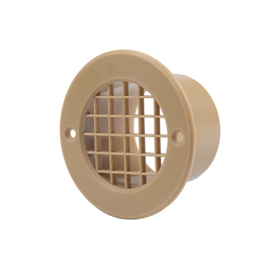 75mm Mesh Floor Vent Beige