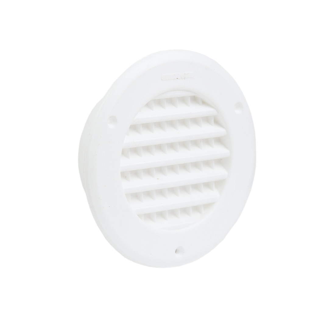 Ventor Rounded Line Round Louvered Vent White 2500sqmm Free Air 143mm Dia