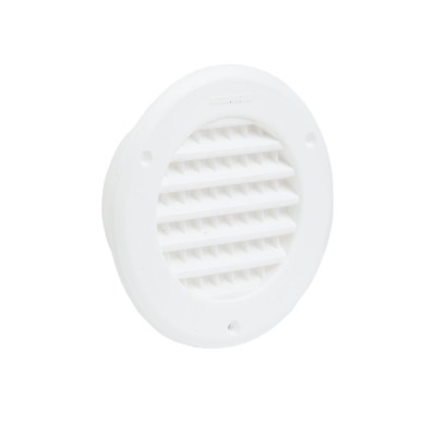 Round Louvered Vent 2500Sqmm White