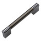 TD470BSNCP Keyhole Handle – Satin Nickel / Polished Chrome