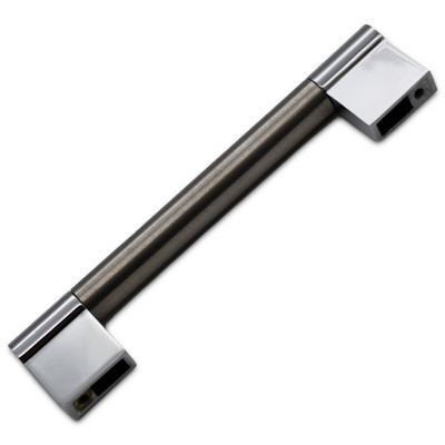 TD470BSNCP Keyhole Handle – Satin Nickel / Polished Chrome