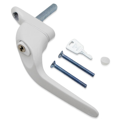 Eltherington 43mm Espag Handle (Left) - White - COM0000687