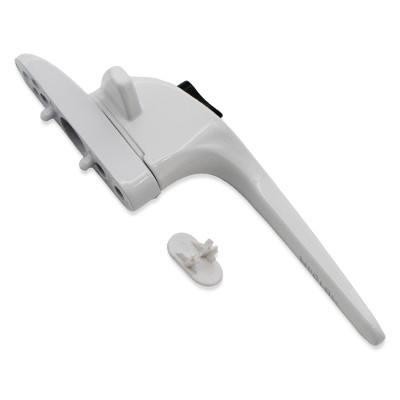 Eltherington Cockspur Window Handle (Right Hand) - White - COM0000627