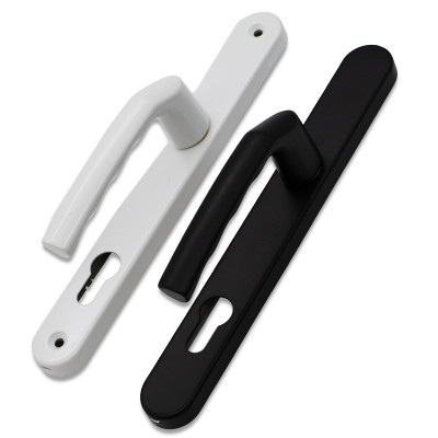 Eltherington Hoppe Door Handle - Black / White - COM0000689