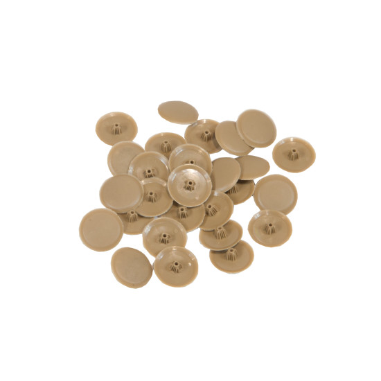 Screw Cap Cover - Walnut (100 Pack)
