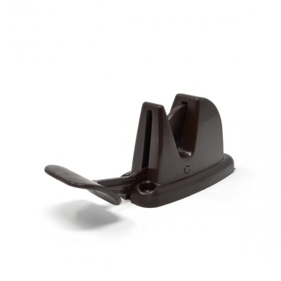 Lever Release Door Retainer Clip Mahogany