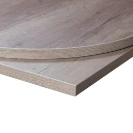 Tabilo Tuff Top Square Table Top Grey Nebraska Oak 800mm x 800mm