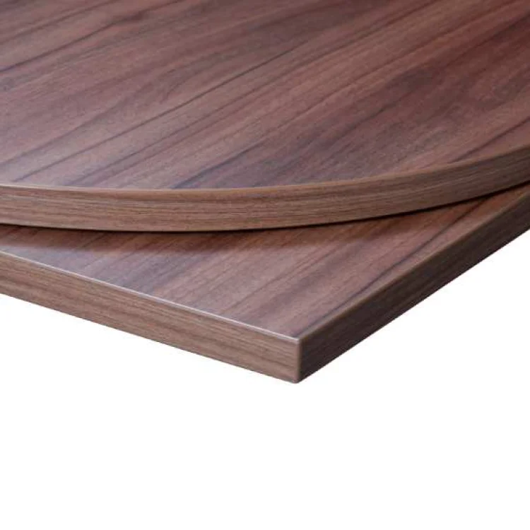 Tabilo Tuff Top Square Table Top Walnut 800mm x 800mm