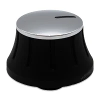 Belling Oven Control Knob - Black / Chrome - 083576400