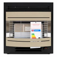 Widney Curvascape GP ECO LPG Gas Fire - Black / Gold - CS1EGPBG