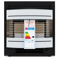 Widney Curvascape GP ECO LPG Gas Fire - Black / Stainless Steel - CS1EGPBSS Widney Curvascape GP ECO LPG Gas Fire - Black / Stainless Steel - CS1EGPBSS