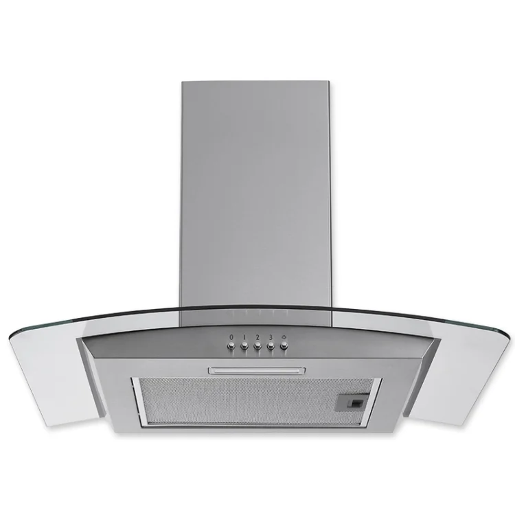 Matrix 60cm Stainless Steel Curved Glass Extractor - MXCV60SS