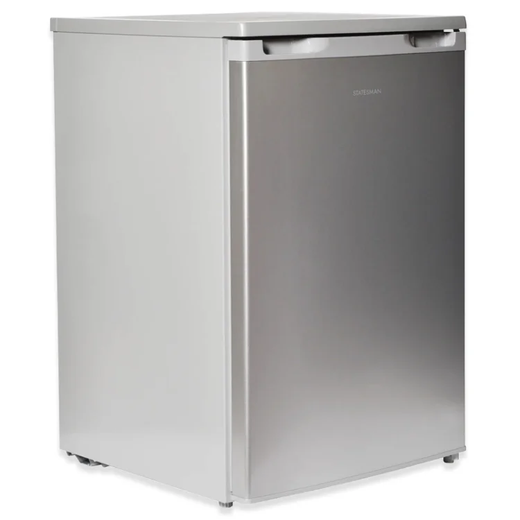 Statesman 55cm Under Counter Fridge with 4* Ice Box - Silver - R155S