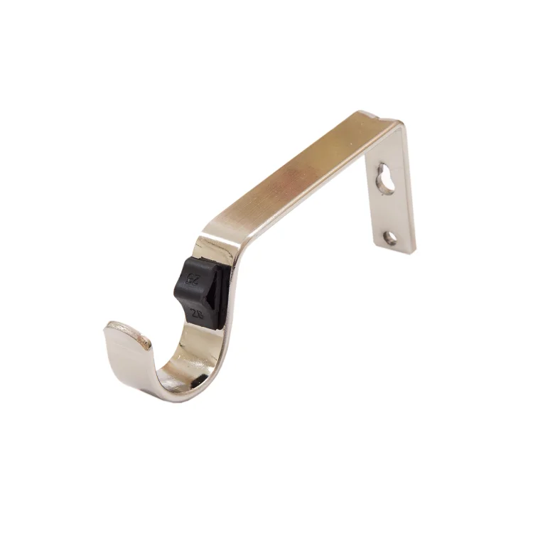 28mm Push Fit Fixed Bracket - 2 Hole Silver