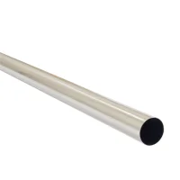 28mm Curtain Pole - Silver 2000mm 28mm Curtain Pole - Silver 2000mm