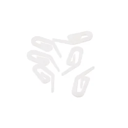 White Curtain Hooks (100 Pack)