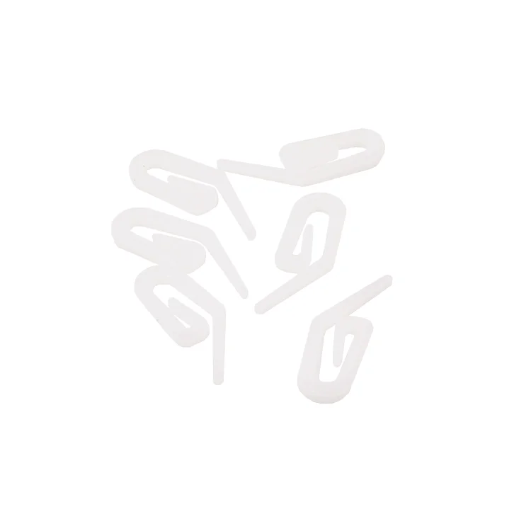 White Curtain Hooks (100 Pack)