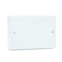 2 Gang Blanking Plate - White 2 Gang Blanking Plate - White