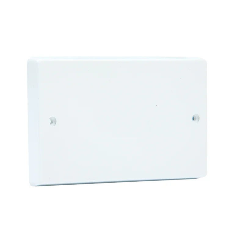 2 Gang Blanking Plate - White