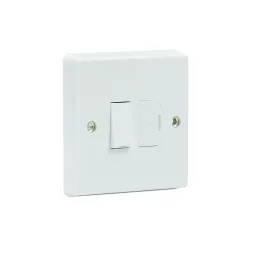 13A Switched Fused Spur - White