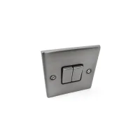 2 Gang 2 Way Light Switch Brushed Stainless Steel 2 Gang 2 Way Light Switch Brushed Stainless Steel